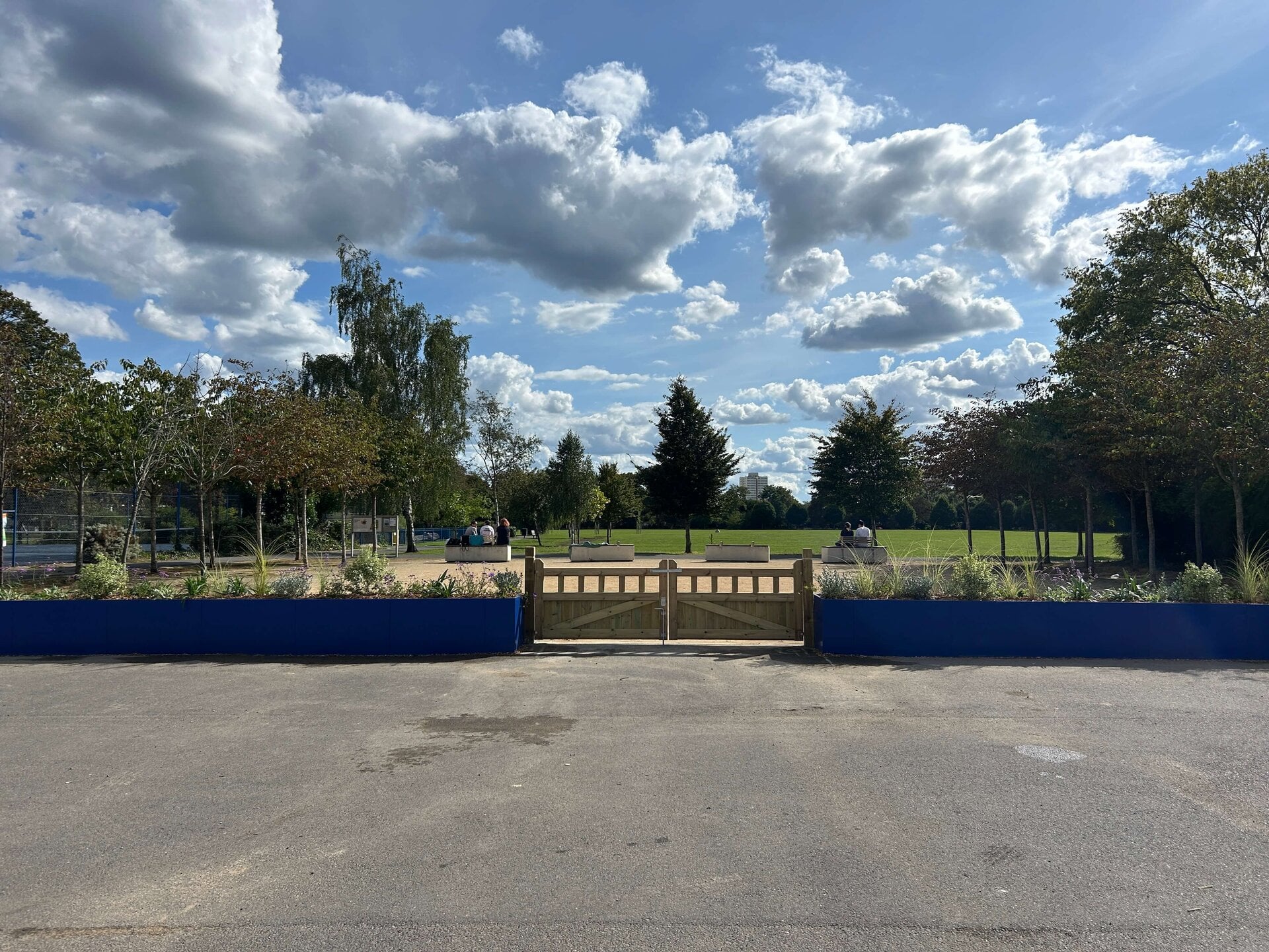 Redlees Park Hybrid SuDS Planters