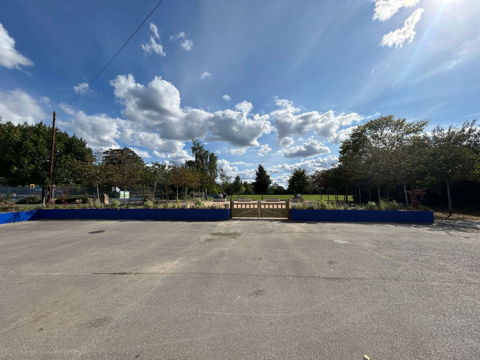 Redlees Park Hybrid SuDS Planters