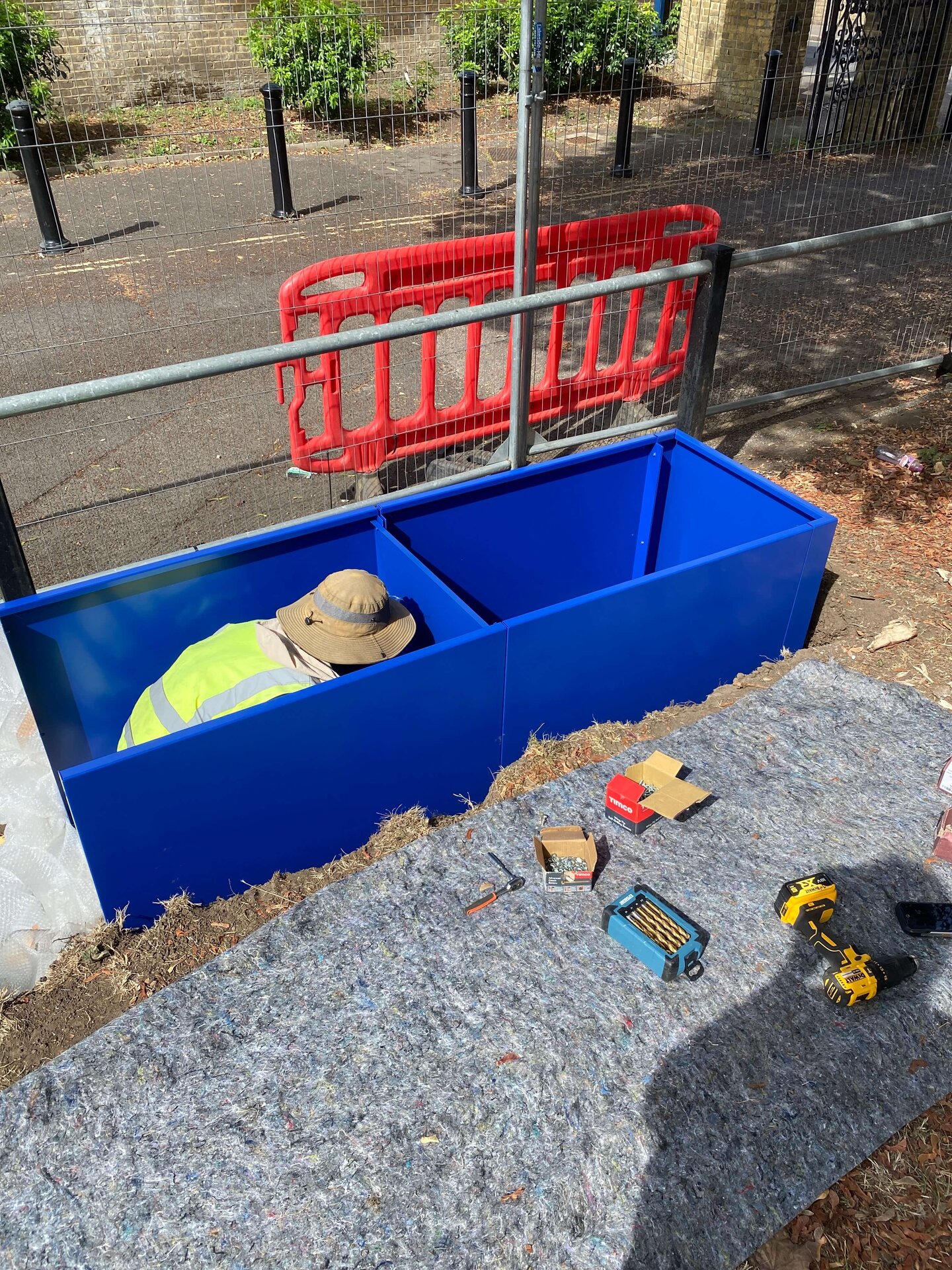 Redlees Park Hybrid SuDS Planters