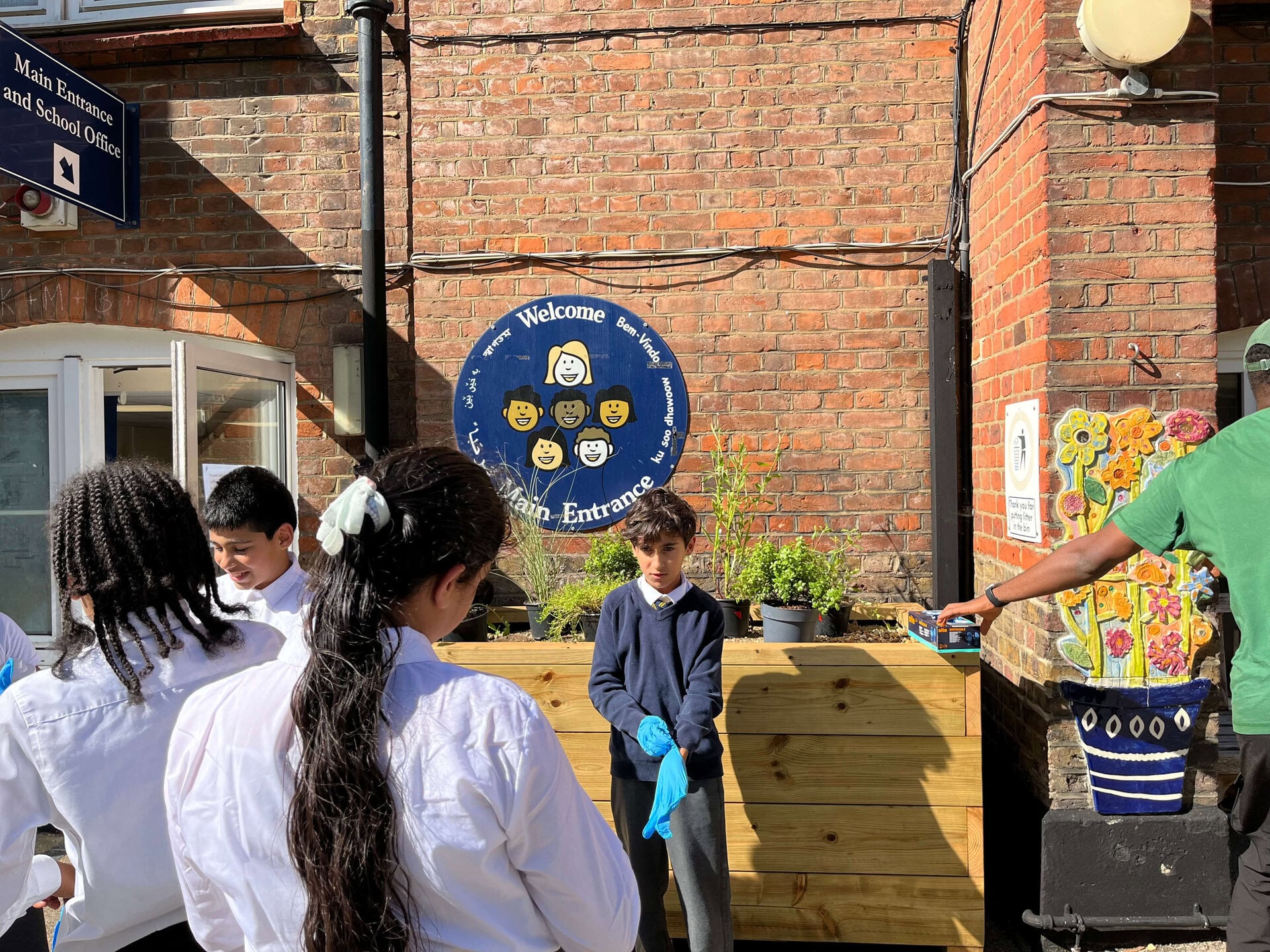 Westminster School SuDS Planters