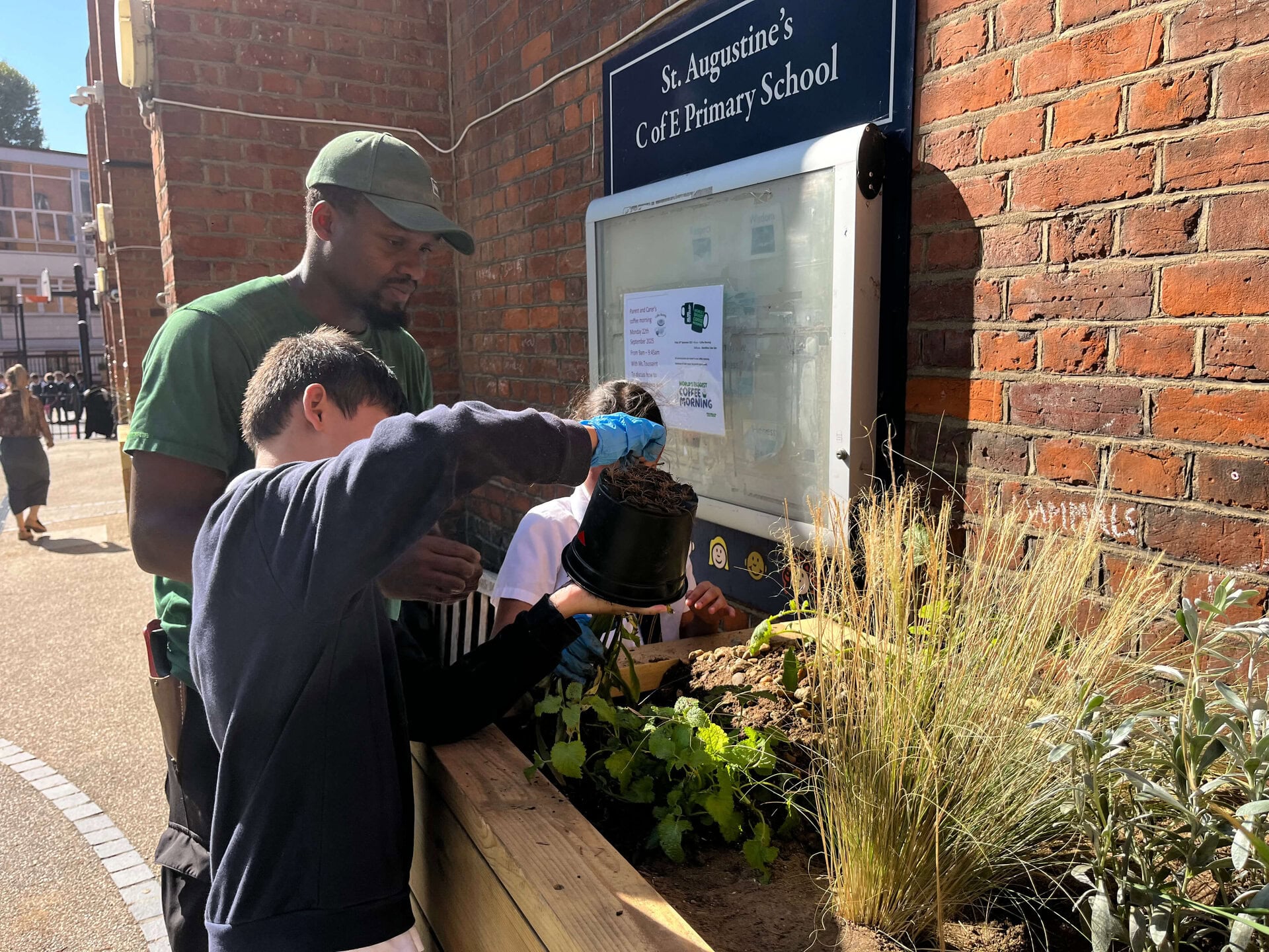 Westminster School SuDS Planters