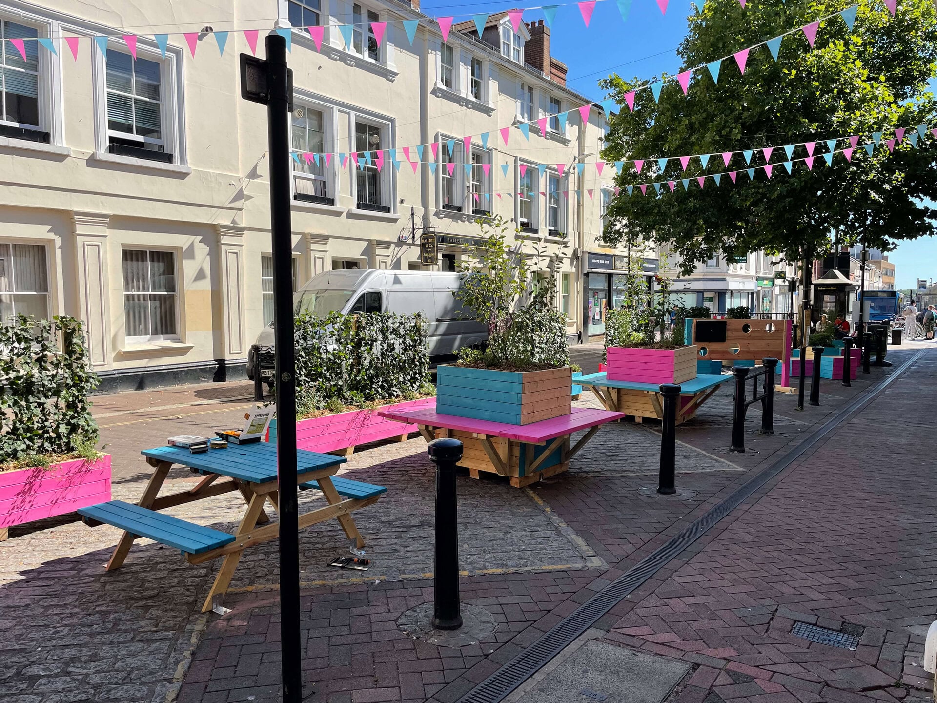 Ashford Vibrant Planters and Pocket Park