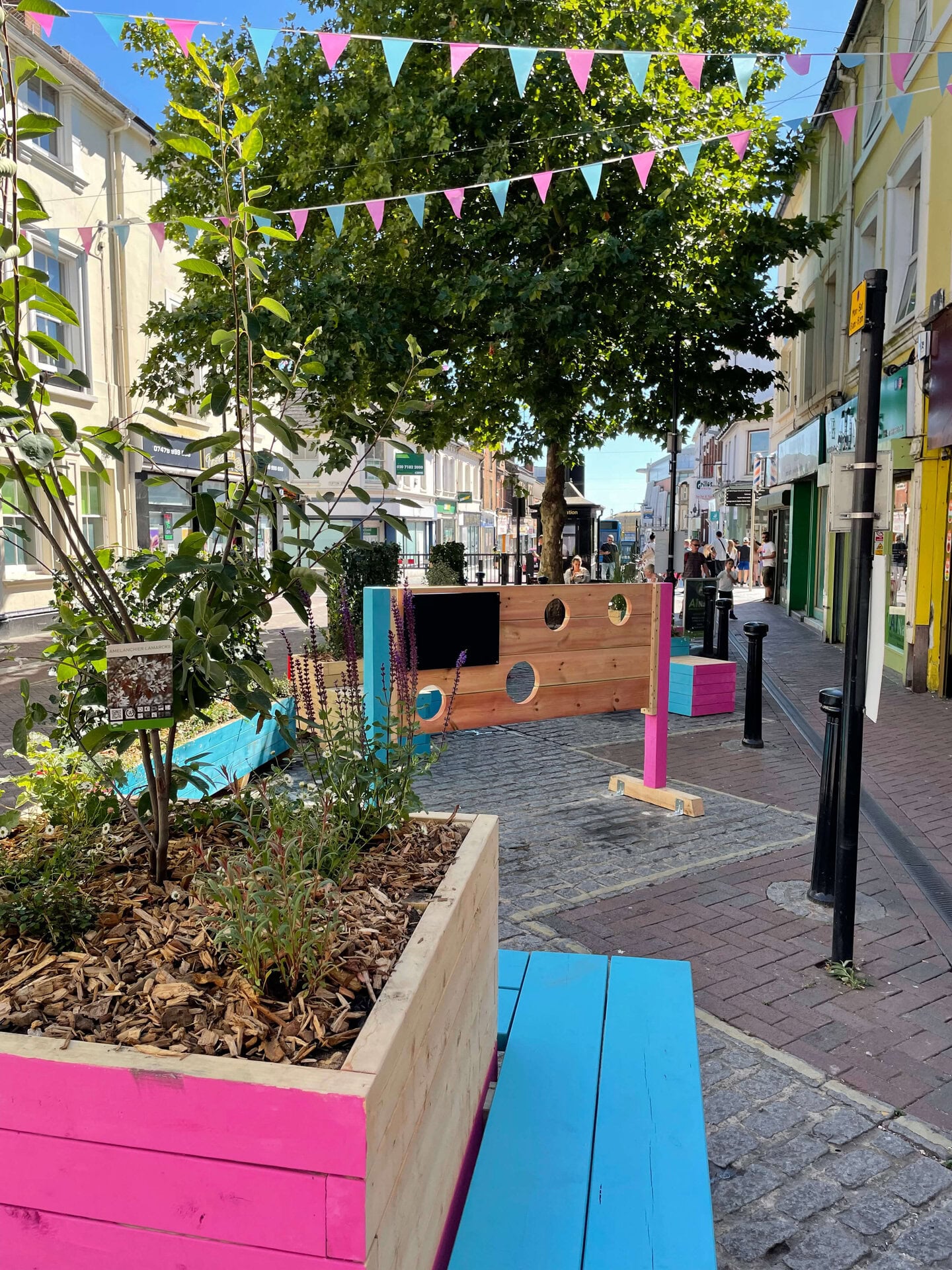 Ashford Vibrant Planters and Pocket Park