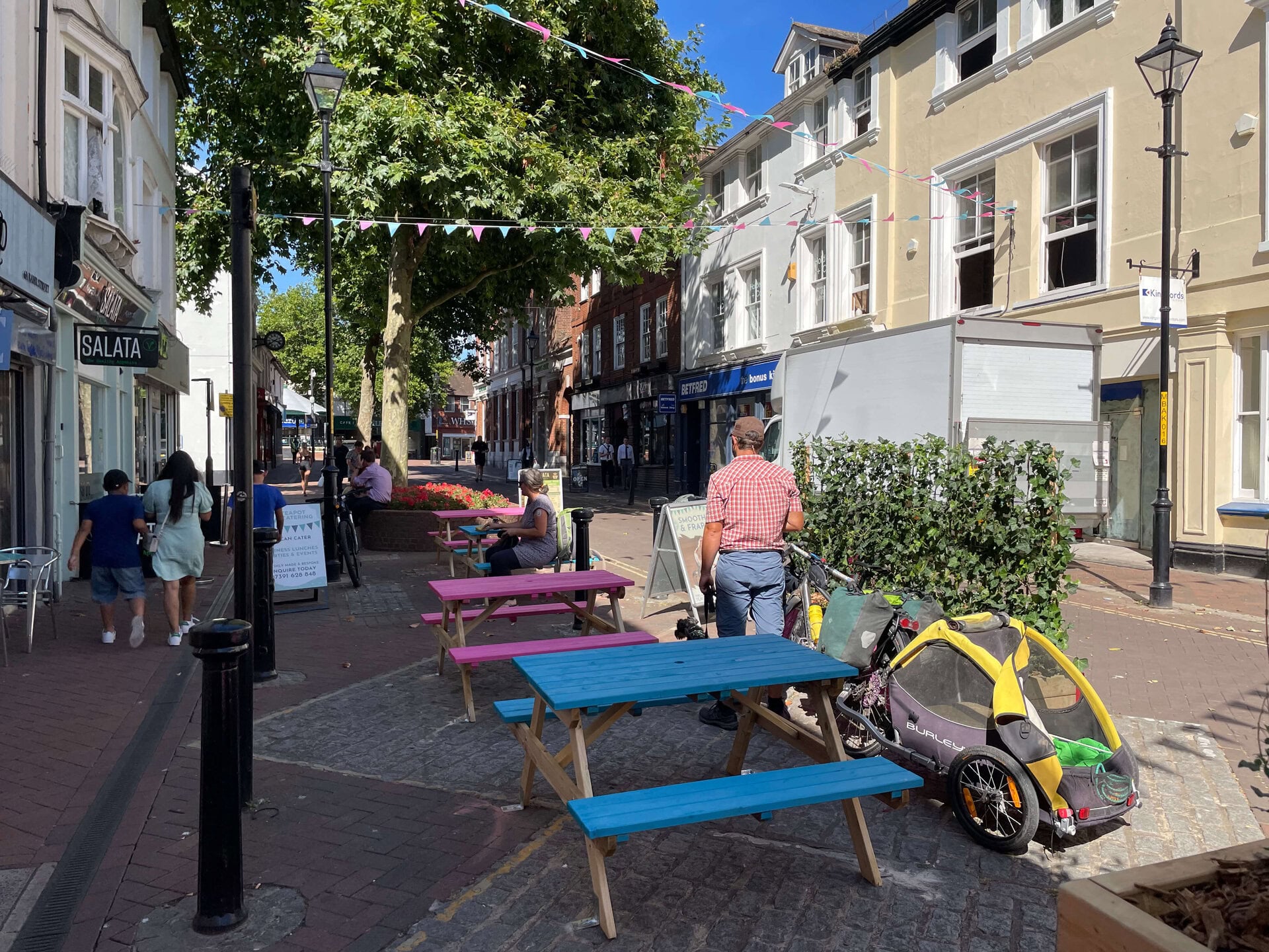Ashford Vibrant Planters and Pocket Park