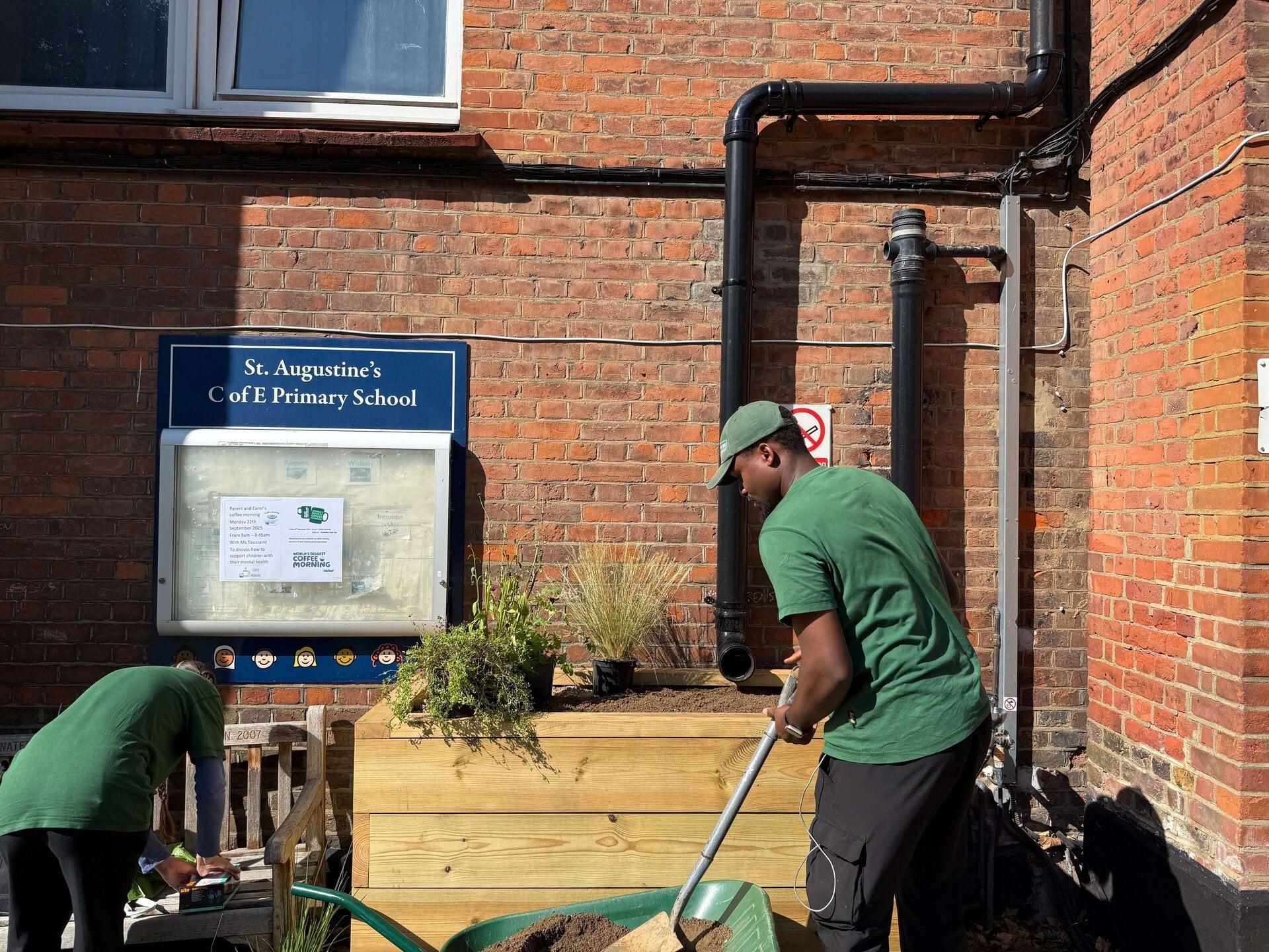 Westminster School SuDS Planters