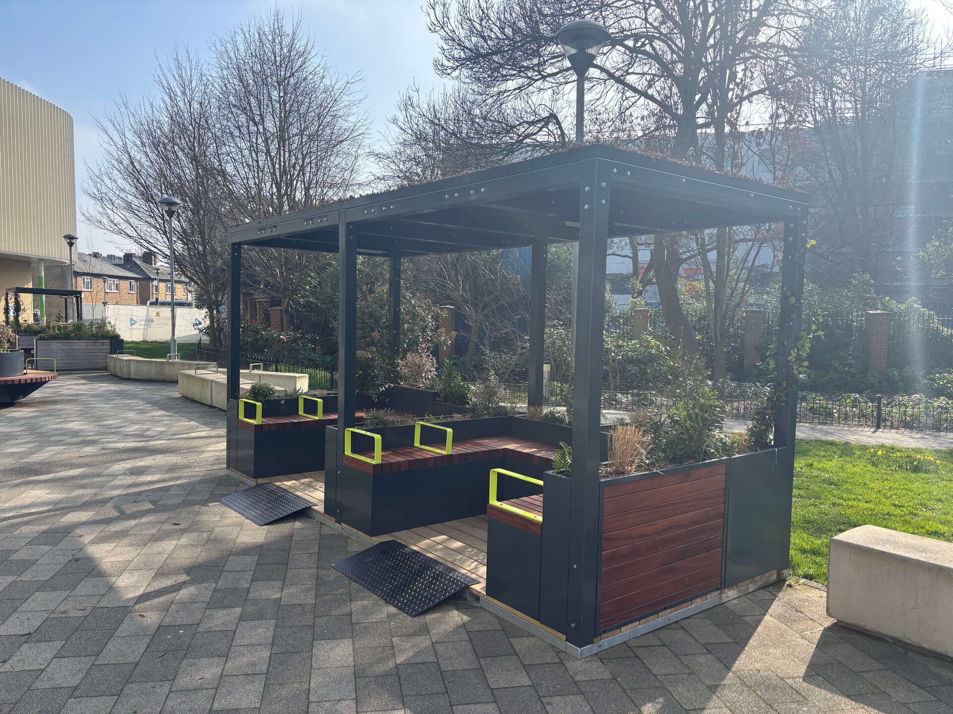 Kensington Leisure Centre Solar Parklet
