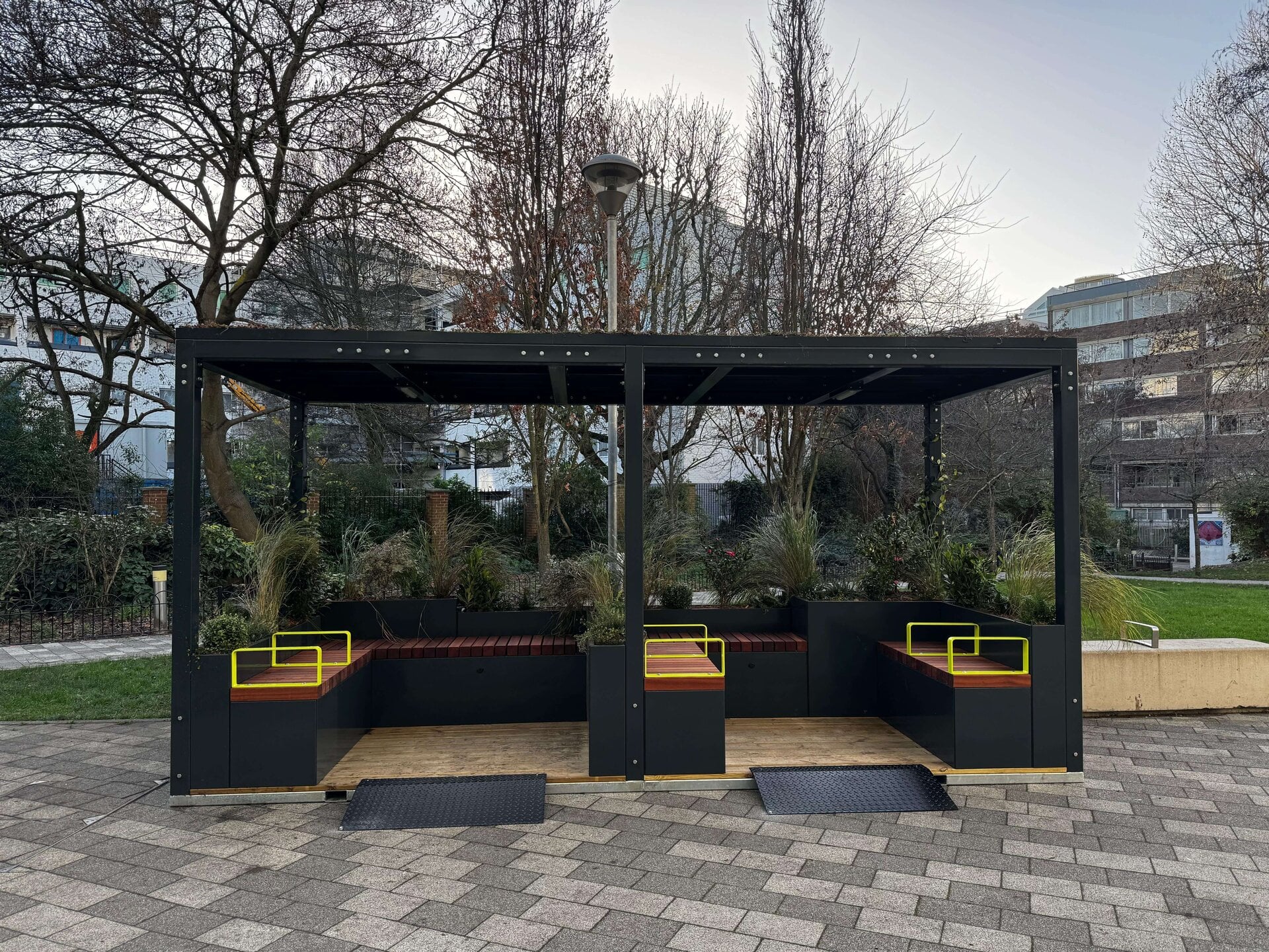 Kensington Leisure Centre Solar Parklet