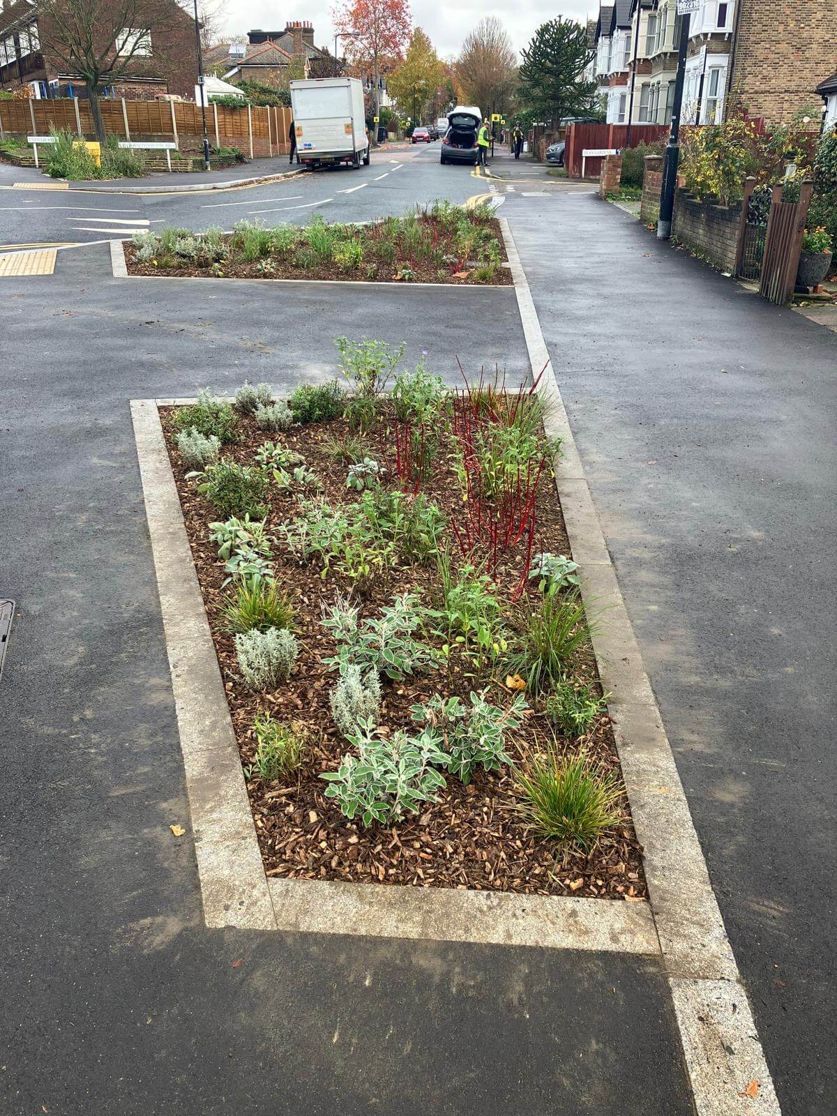 Upper Walthamstow Road Rain Gardens