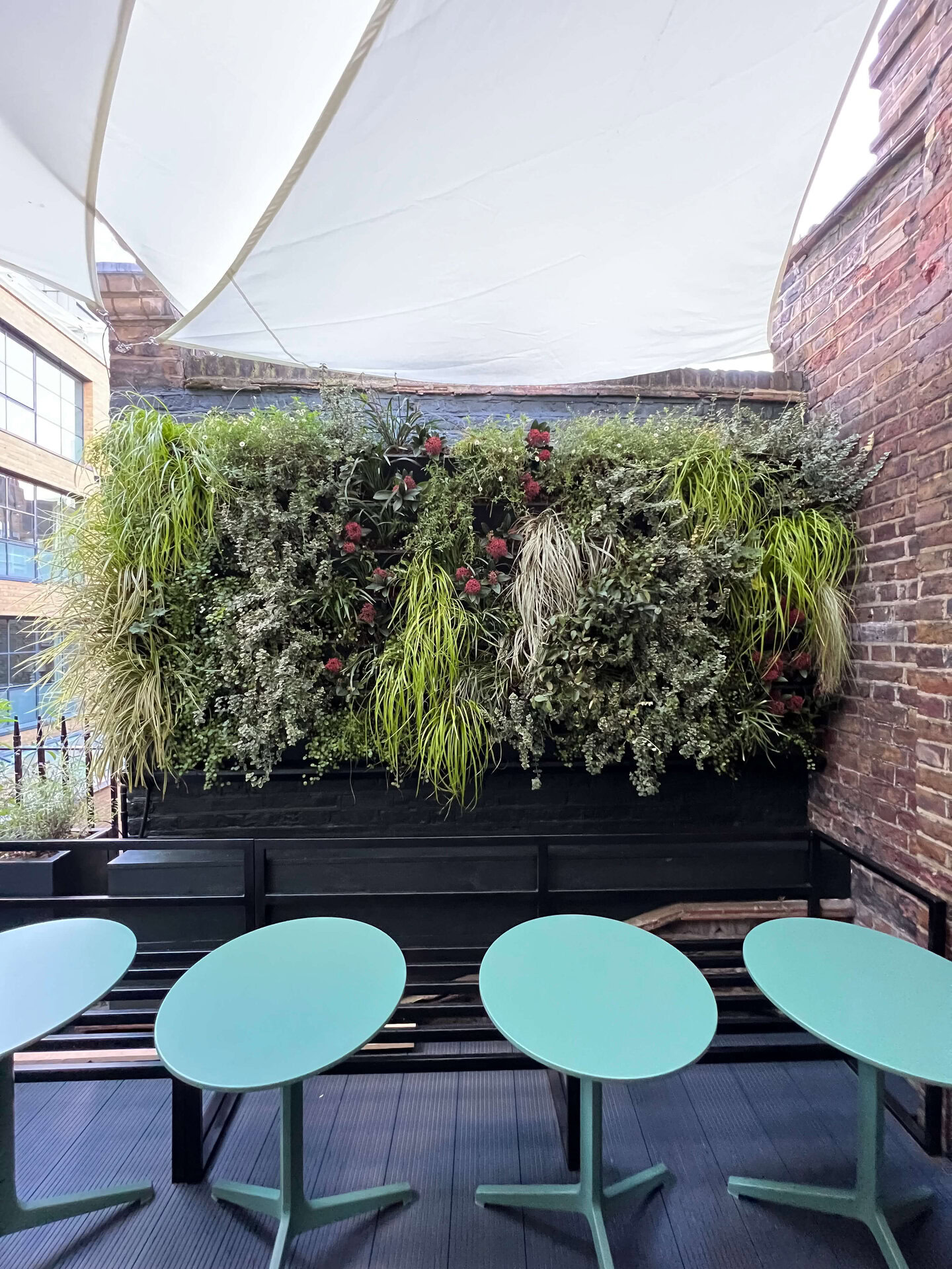 Bantof Restaurant Green Wall