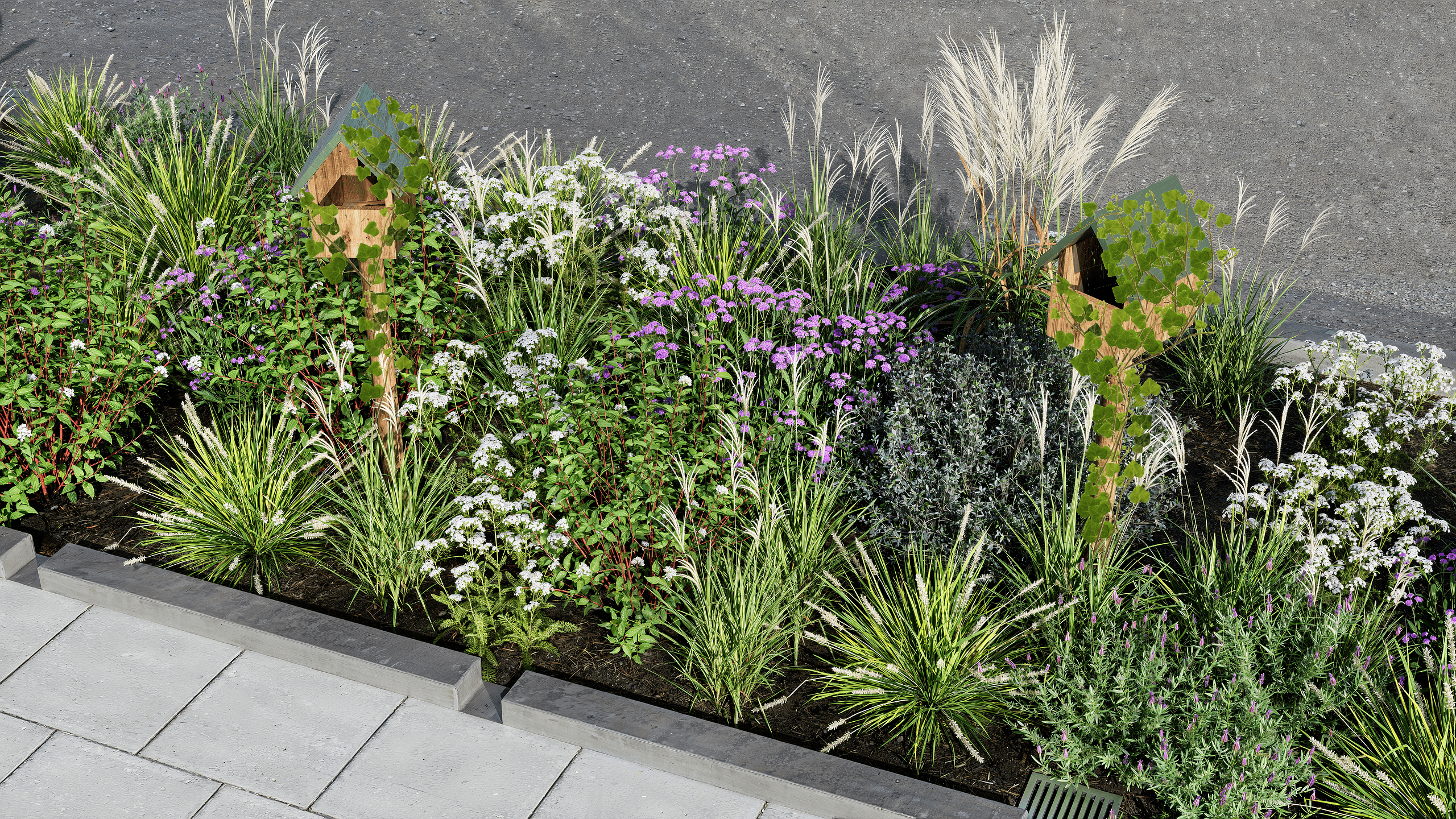 View of How to create interactive green spaces with urban greening accessories