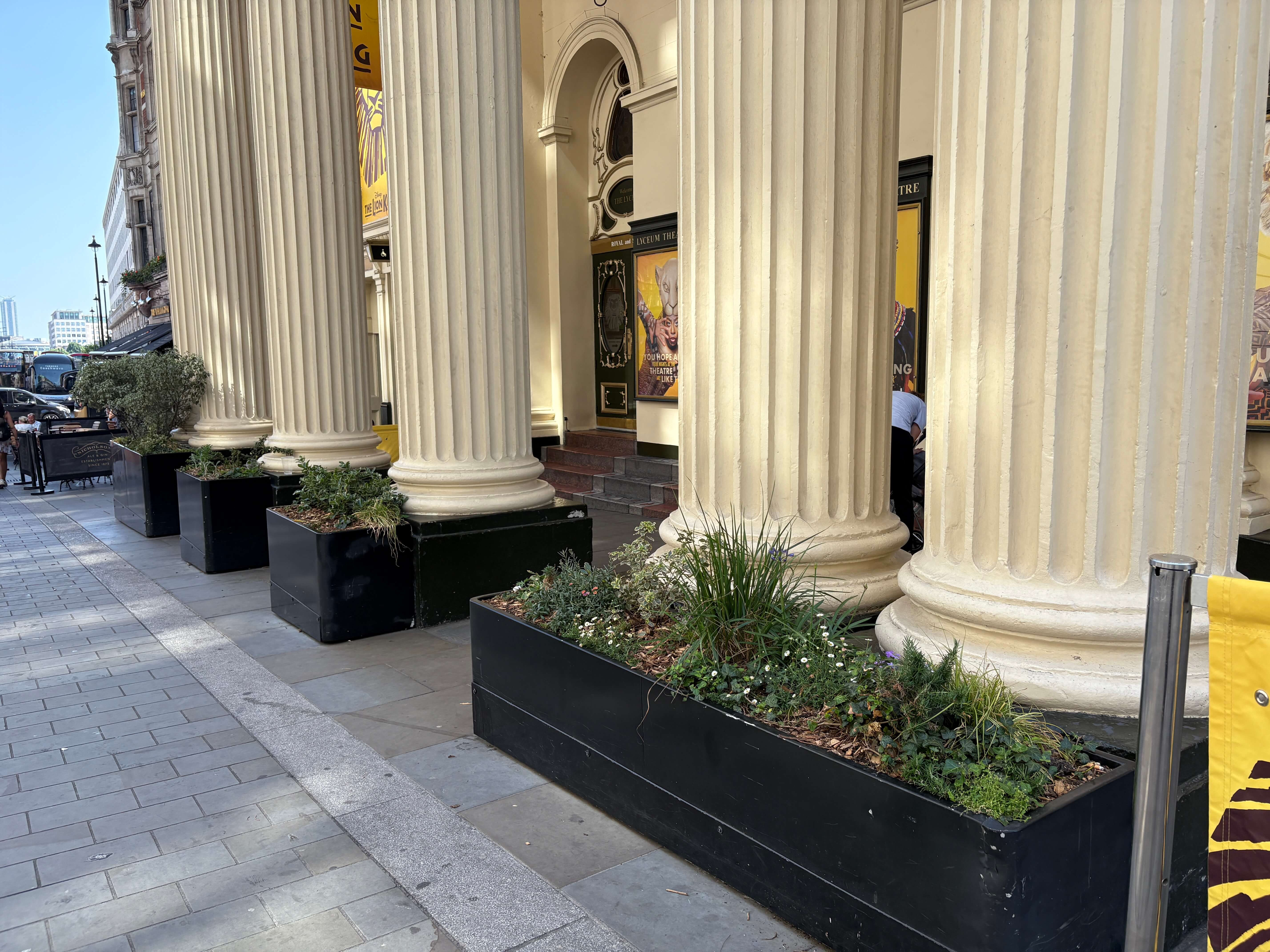 Lyceum Theatre planters