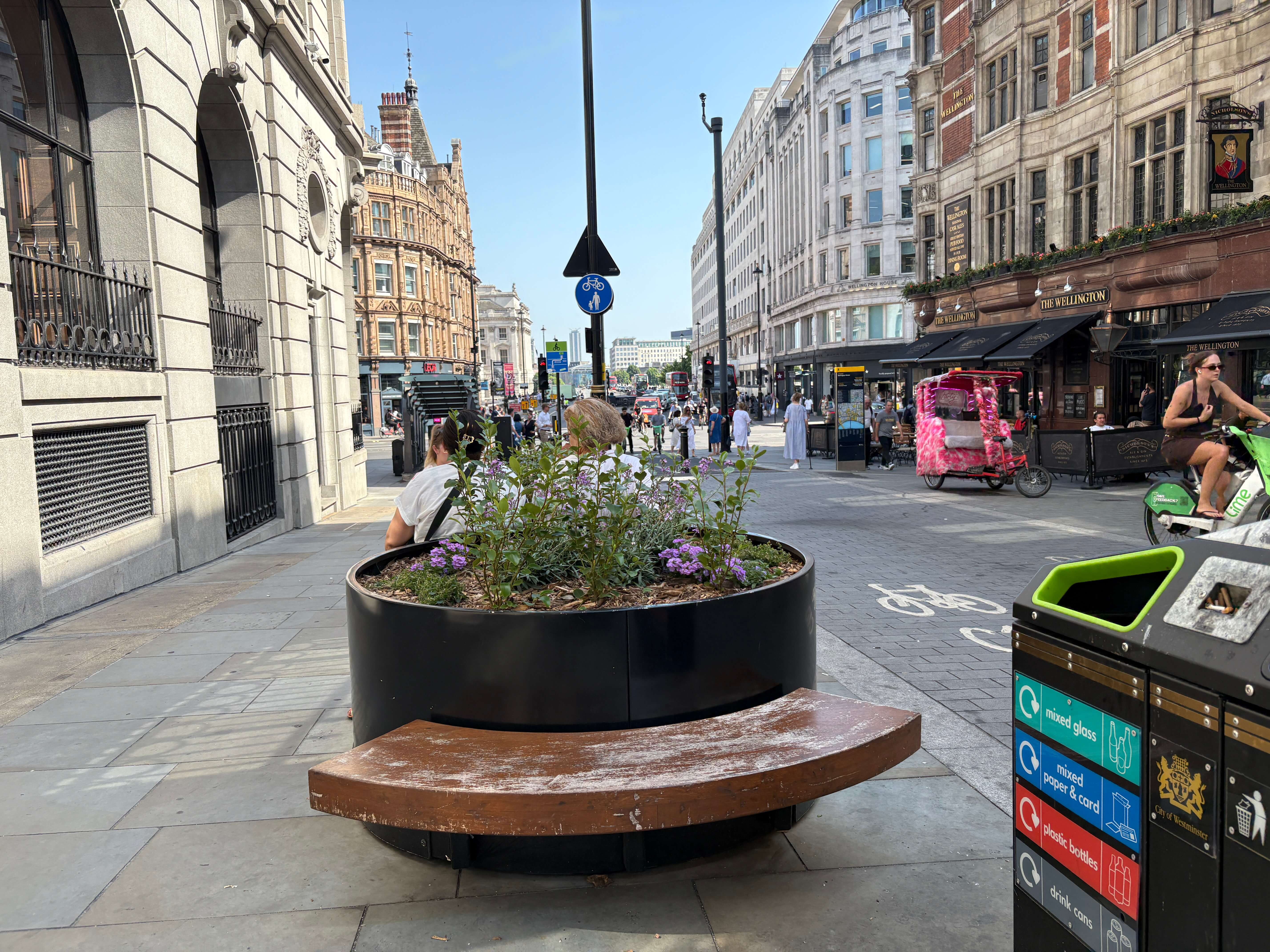 Lyceum Theatre planters