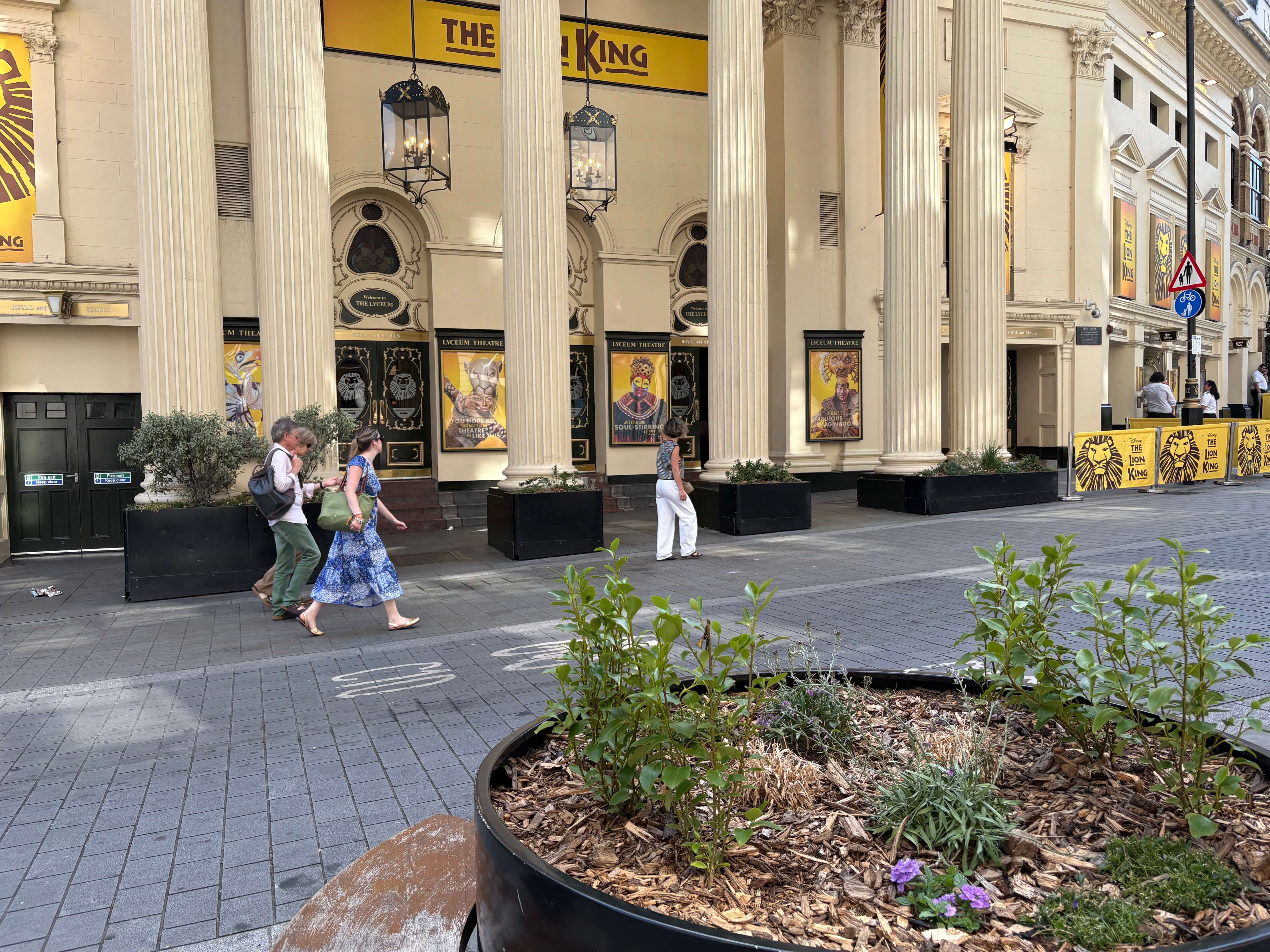Lyceum Theatre planters