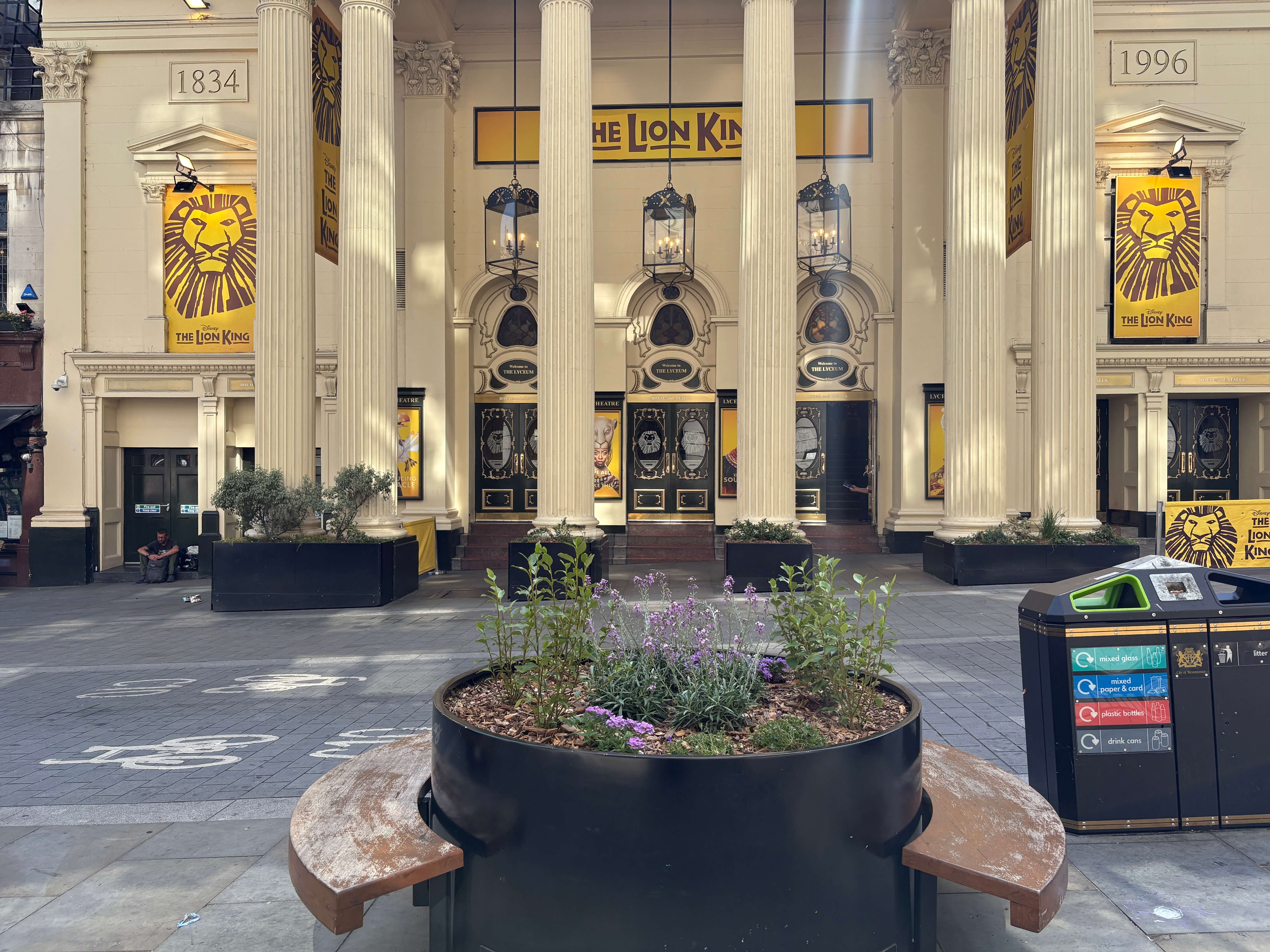 Lyceum Theatre planters